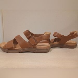 Easy Spirit Brown Strap Sandals